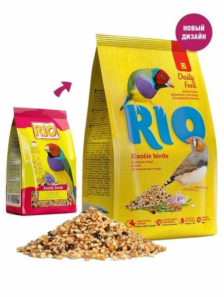 Рио корм для волнистых попугайчиков основной рацион