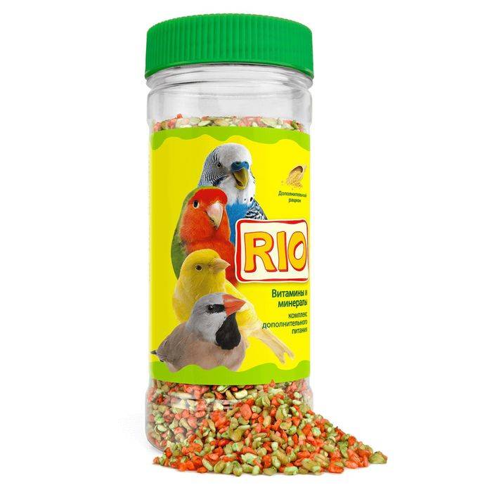 Витамины для волнистых попугаев