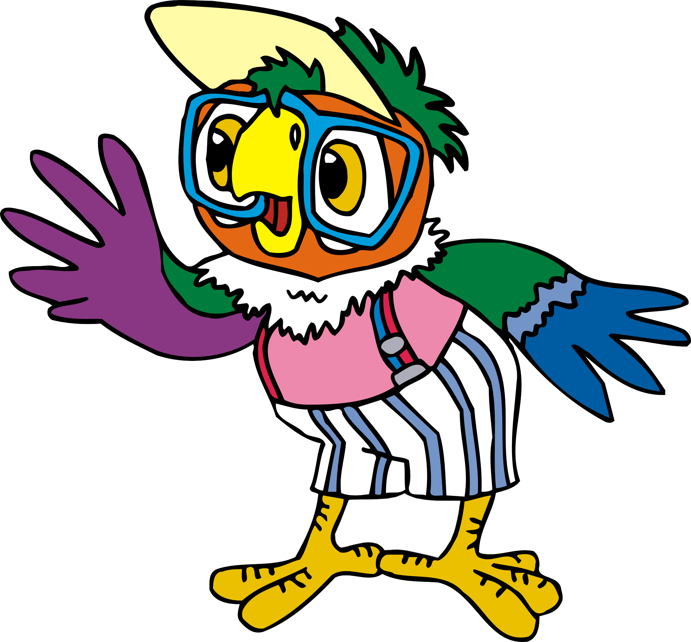 Как нарисовать попугая карандашом поэтапно: учимся рисовать попугая кешу из мультфильма (инструкция для начинающих)
