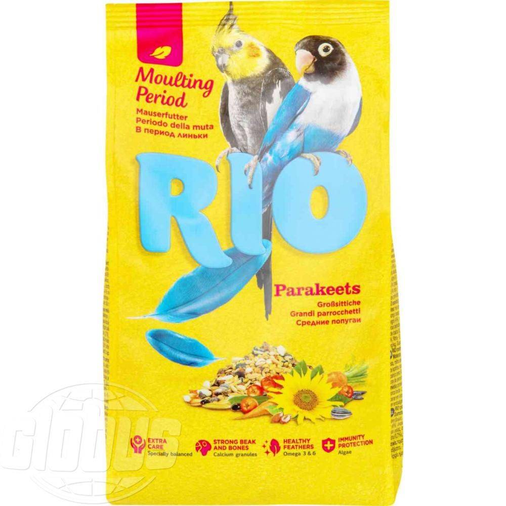 Состав корма рио для попугаев и его виды
