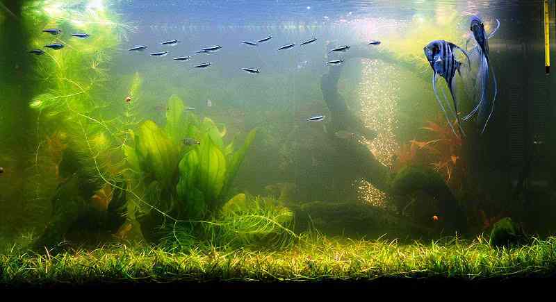 Причины появления на стенках аквариума зелени