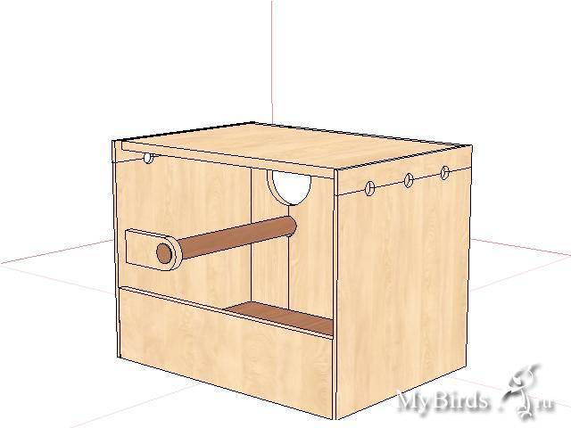 Гнездо (домик) для корелл: какое нужно, как сделать своими руками, что положить