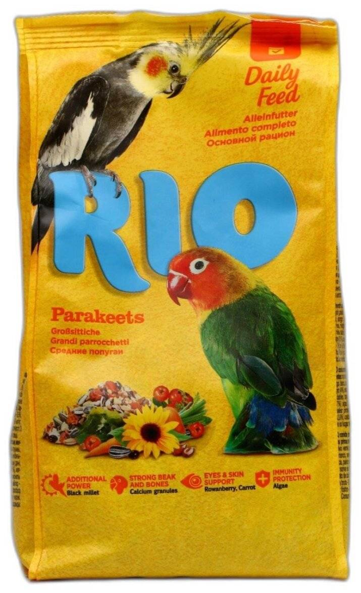 Витамины рио для попугаев как кормить