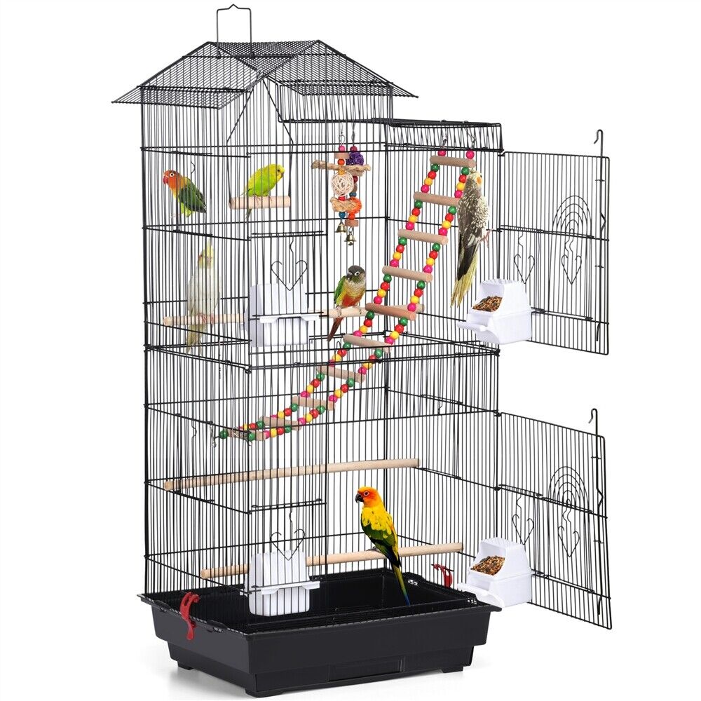 Клетка для попугая корелла: конструкция, оснащение, расположение