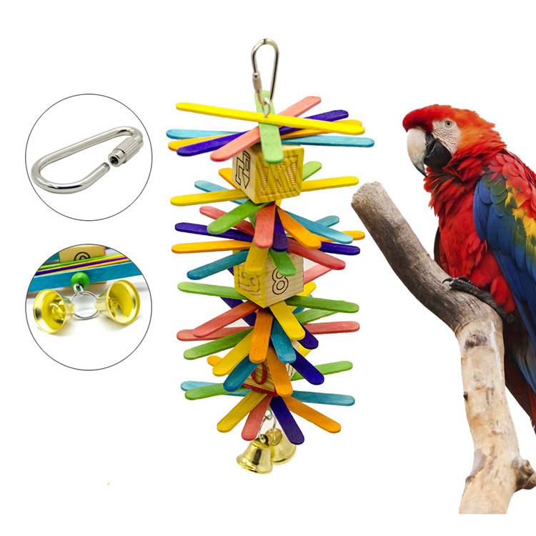 Игрушки для волнистых попугаев, самодельные и покупные